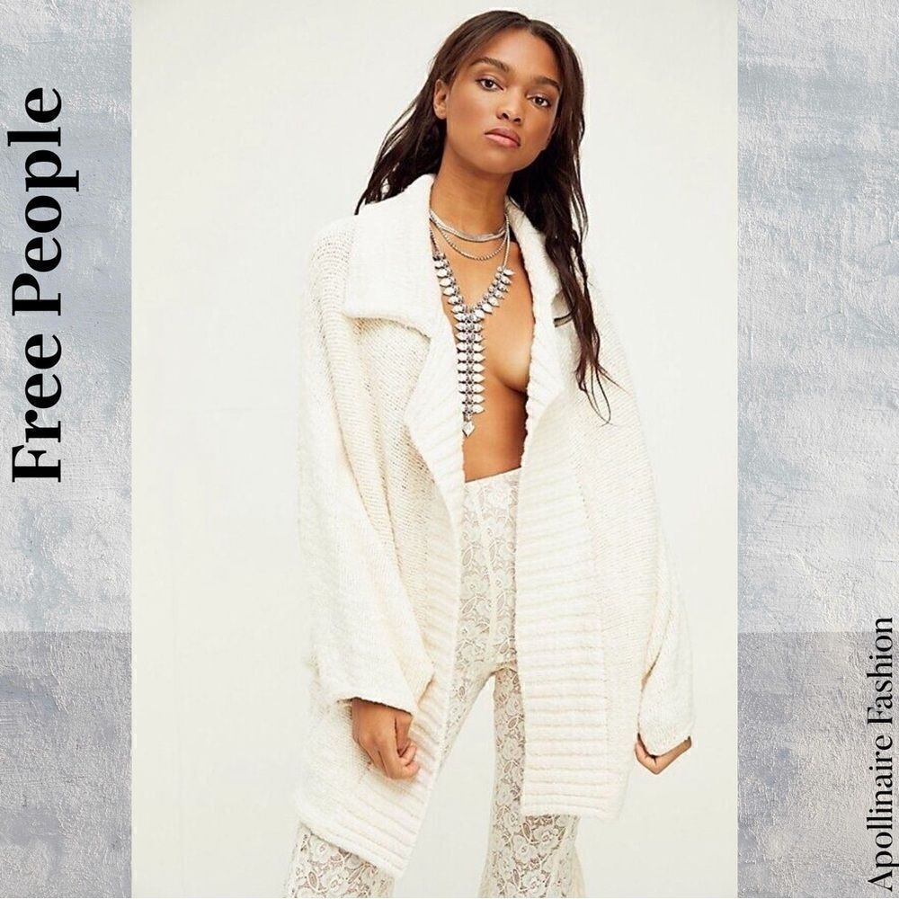 FREE PEOPLE CLOUD CONTROL CARDI IN IVORY SP
